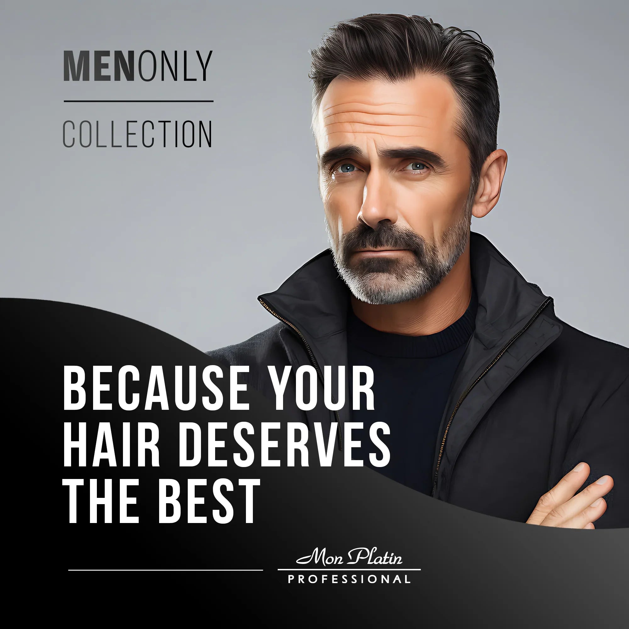 MenOnly Fresh Hair Coloring Cream - Grey Coverage Styling Cream with Hold for Men - 4oz