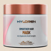 HYLOREN Smoother Hair Mask - Hyaluronic Acid Deep Conditioner for Straightened Damaged Hair - SLS-Free - 17oz
