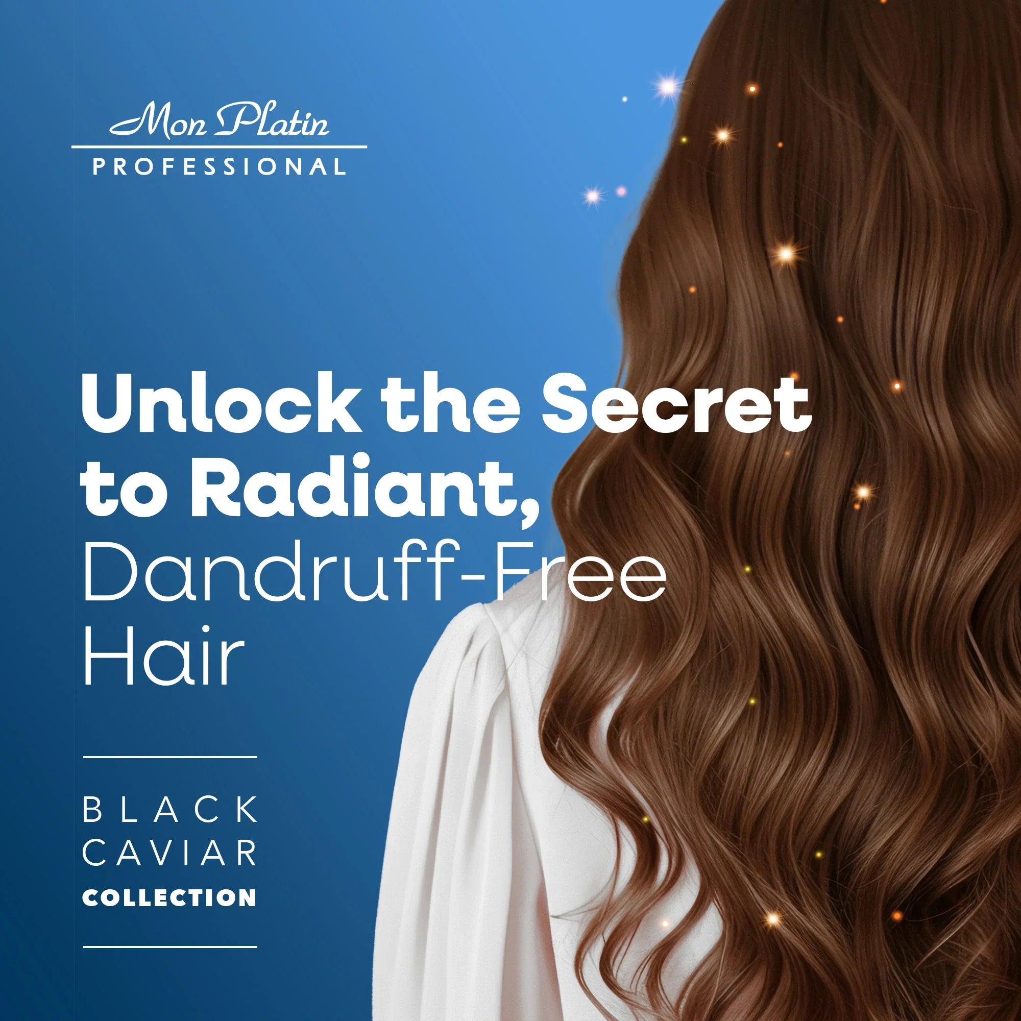 Mon Platin Black Caviar Anti-Dandruff Shampoo - Tea Tree Oil Scalp Treatment - 17oz