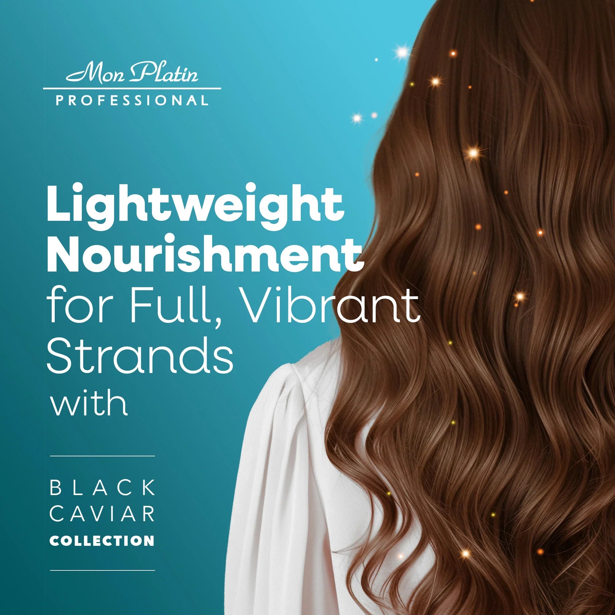 Mon Platin Black Caviar Volumizing Hair Mask - Deep Conditioner for Fine Thin Hair - SLS-Free - 17oz