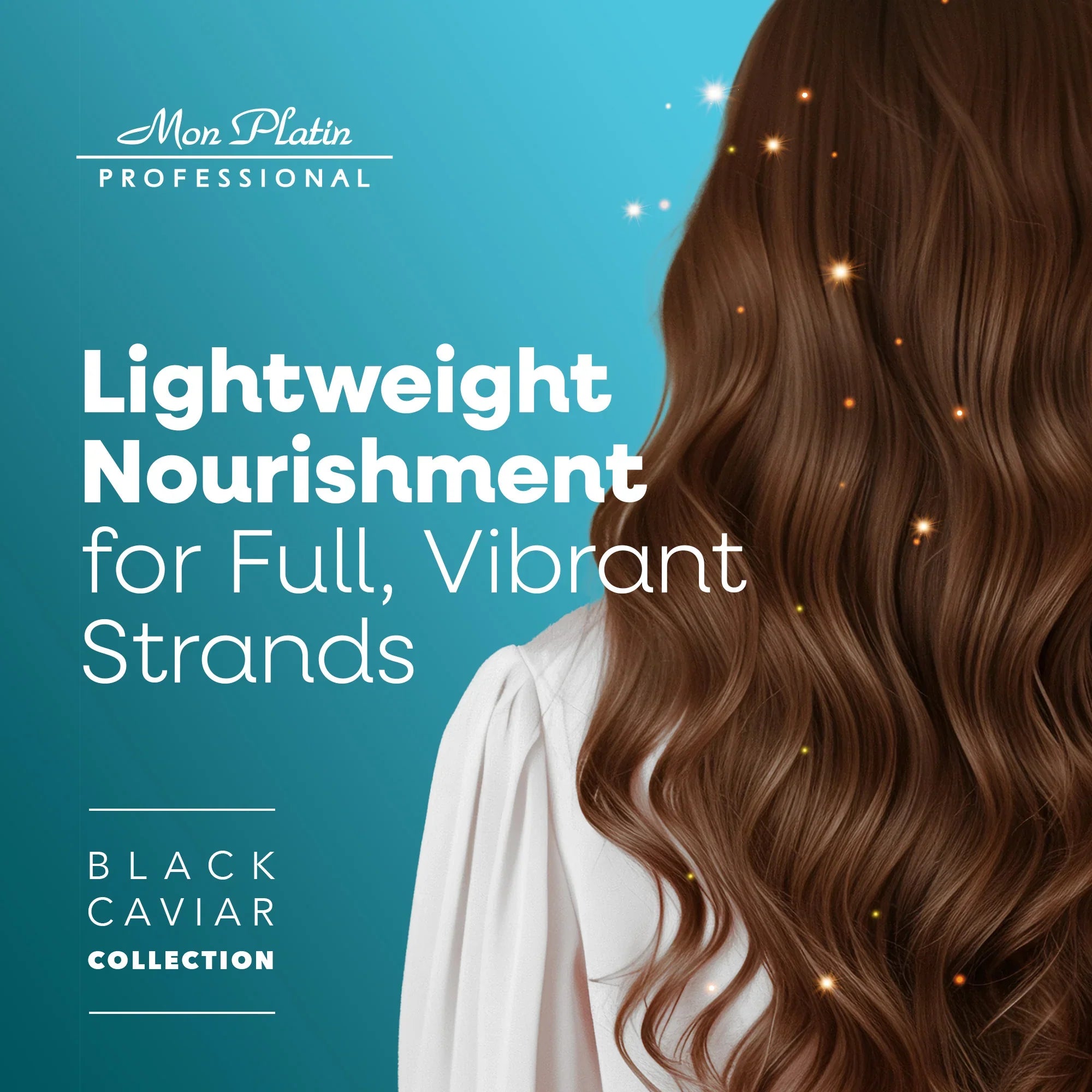 Mon Platin Black Caviar Volumizing Serum - Volume Boost for Fine Thin Fragile Hair - Silk Protein & Shine - 3.5oz