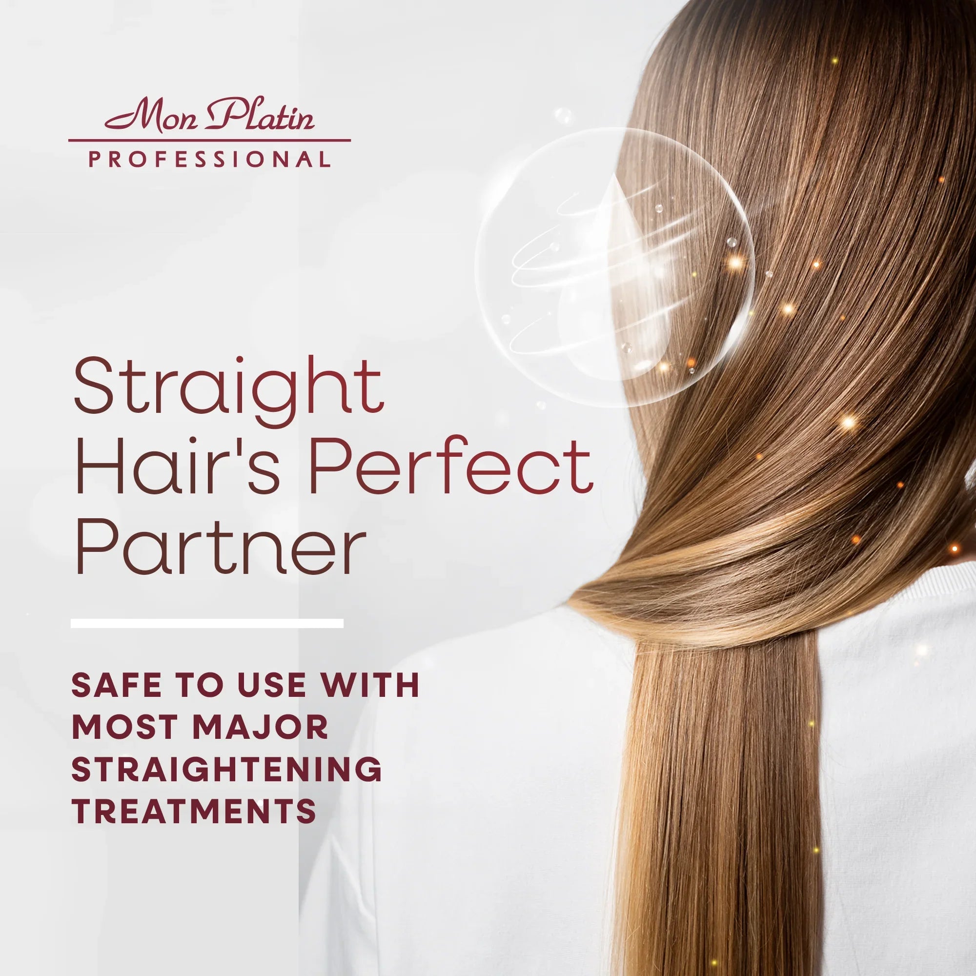 Mon Platin Black Caviar Natural Silk Shampoo - Salt-Free for Straightened Keratin Brazilian Hair - 17oz