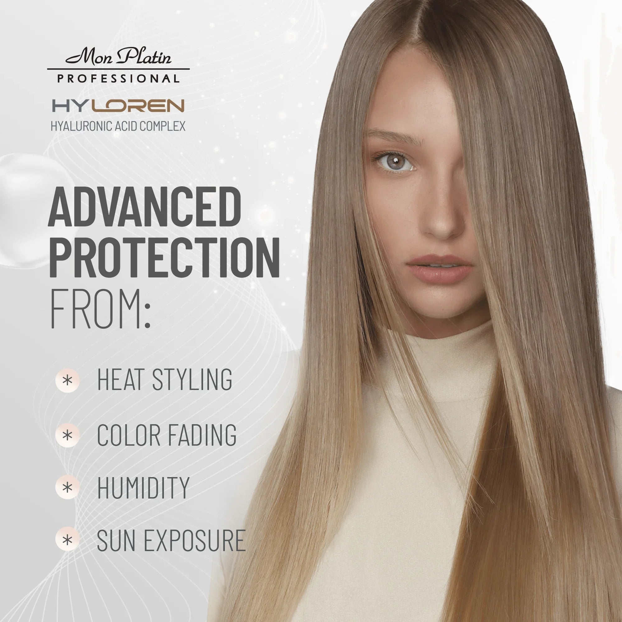 HYLOREN Dream Hair Heat Protection Spray - Color-Safe Blow Dry Protectant for Colored Hair - 6.8oz