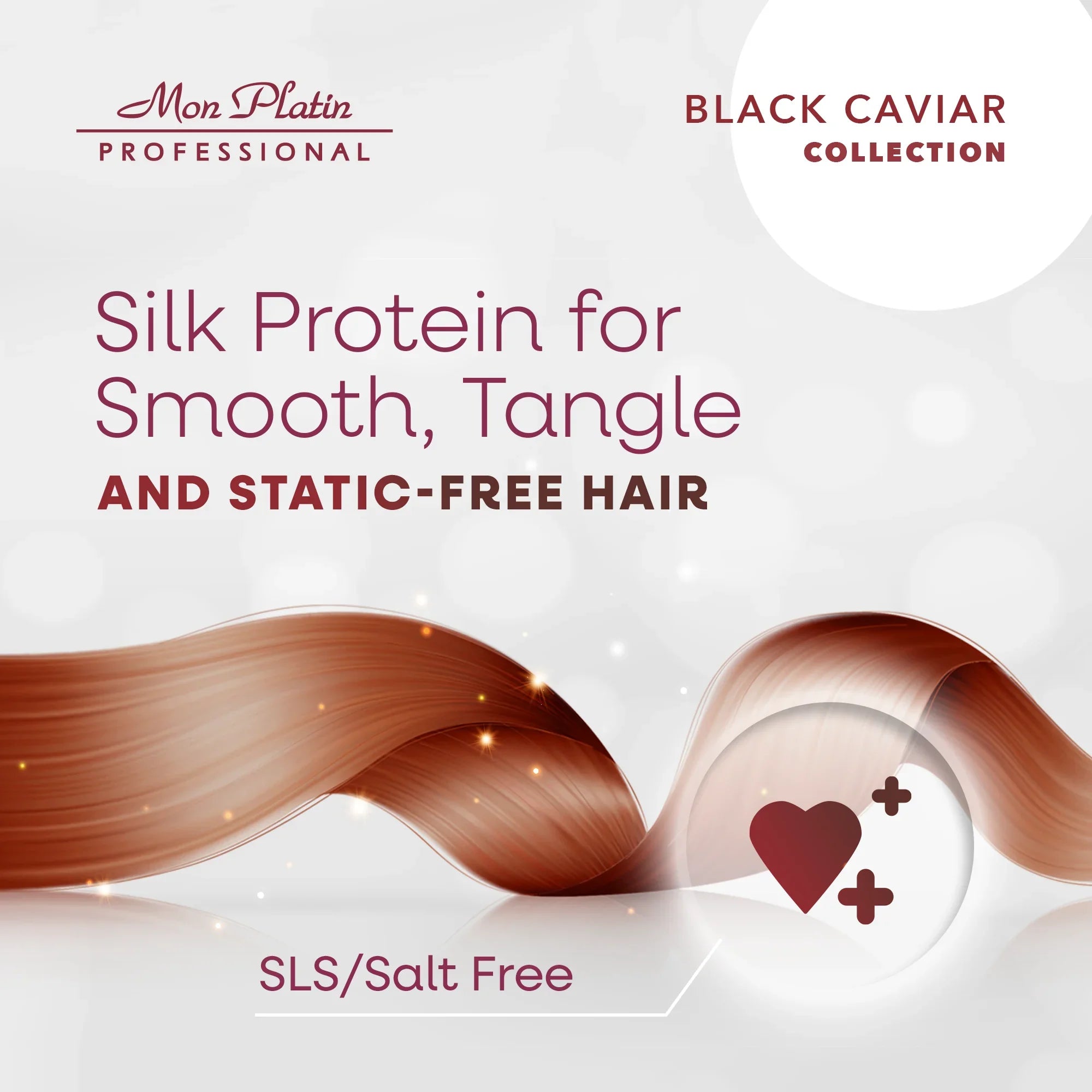 Mon Platin Black Caviar Hair Mask for Damaged Hair - Deep Conditioner for Dry Hair - SLS-Free - 17oz