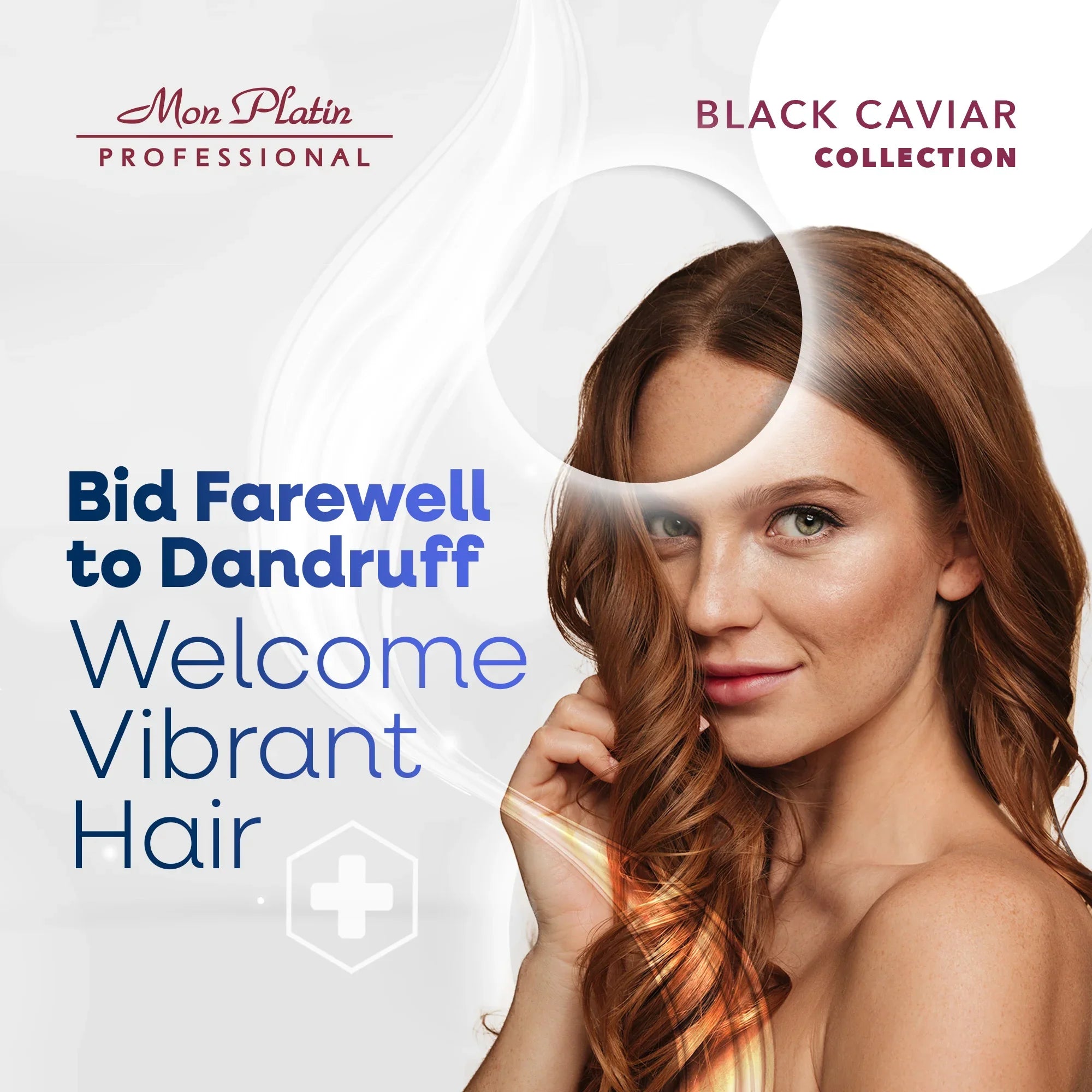 Mon Platin Black Caviar Anti-Dandruff Shampoo - Tea Tree Oil Scalp Treatment - 17oz