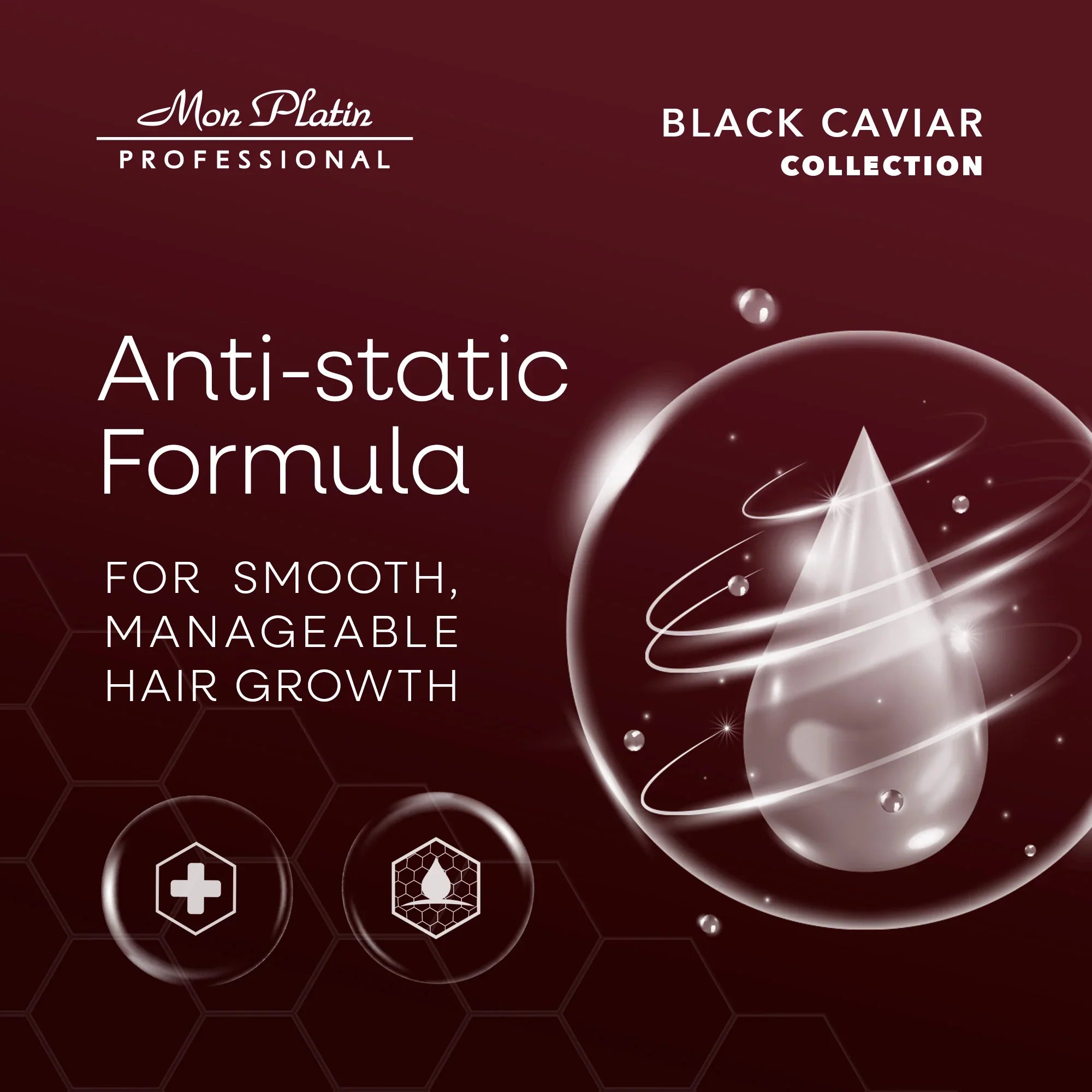 Mon Platin Black Caviar Blonde Hair Mask - Deep Conditioner for Bleached Highlighted Hair - SLS-Free - 17oz