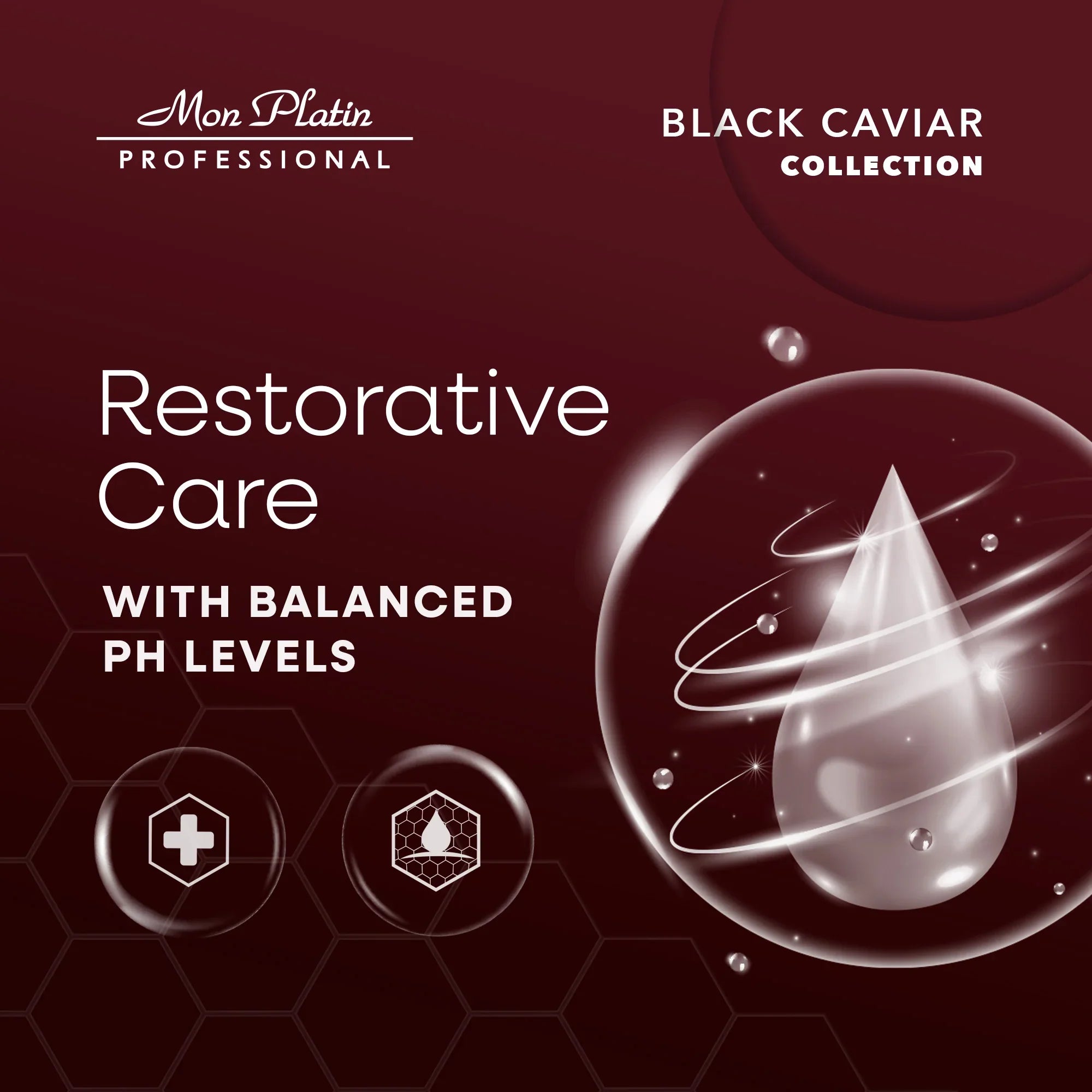 Mon Platin Black Caviar Blonde Shampoo - Moisturizing for Bleached Highlighted Color-Treated Hair - 17oz