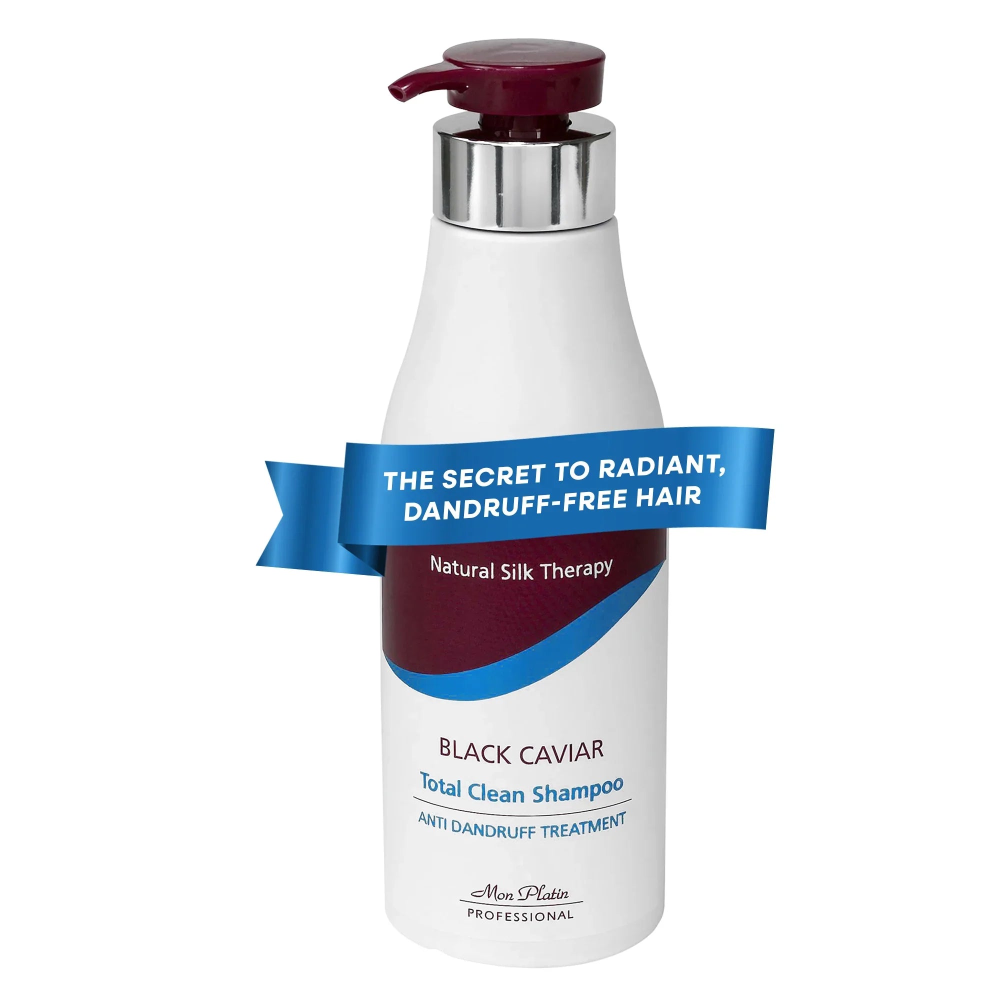 Mon Platin Black Caviar Anti-Dandruff Shampoo - Tea Tree Oil Scalp Treatment - 17oz