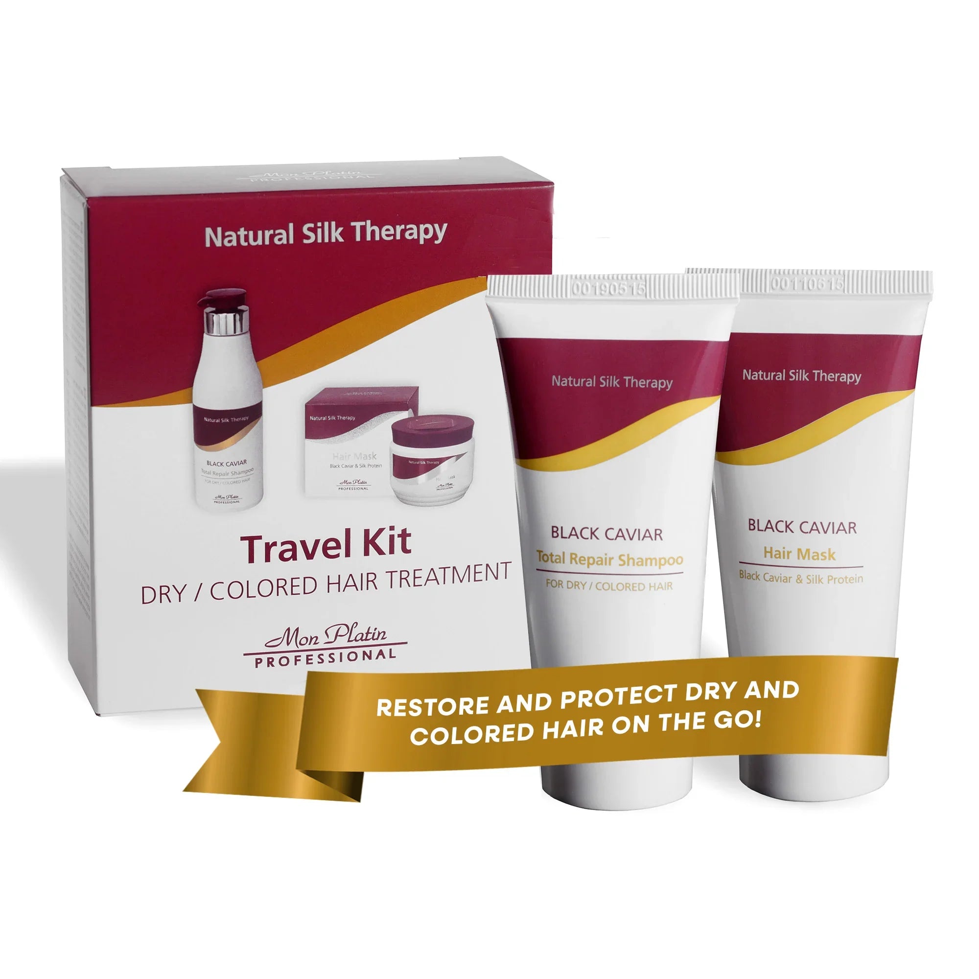Black Caviar Dry/ Colored Hair Travel Kit