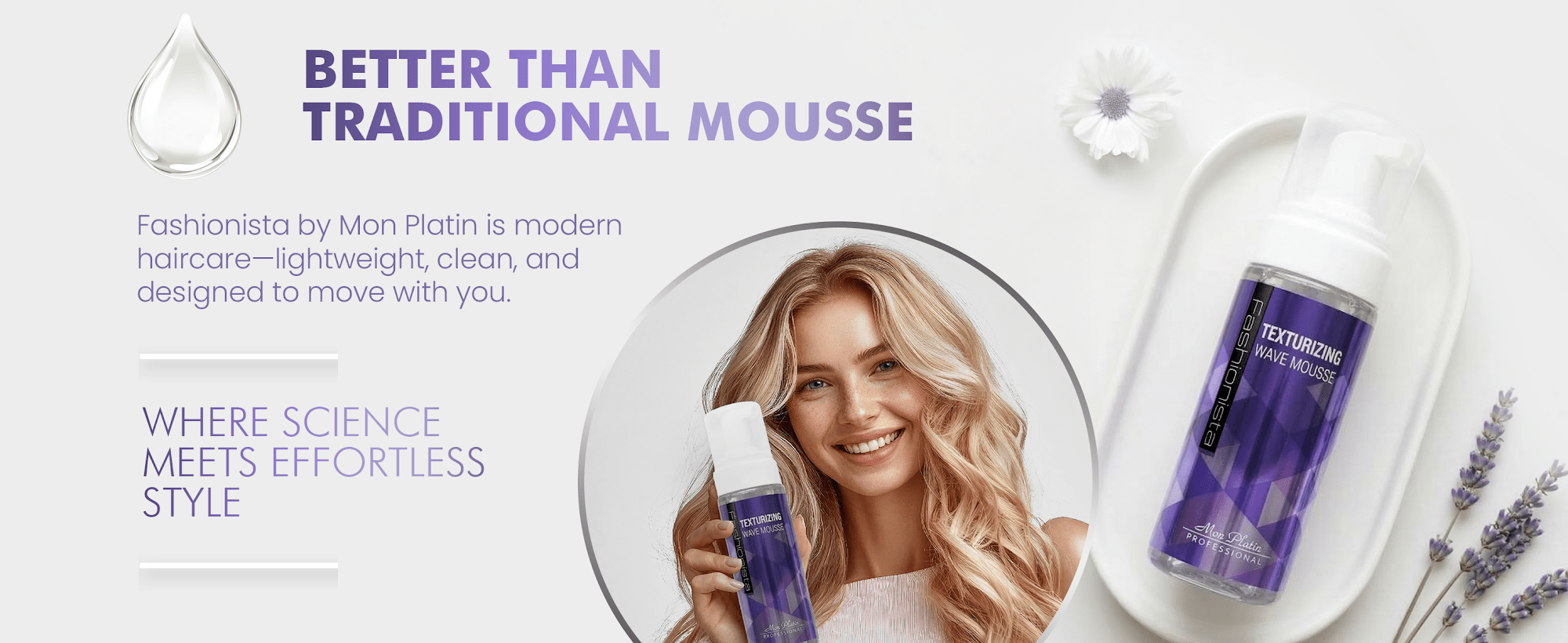 Fashionista Texturizing Wave Mousse - Product Shot 4