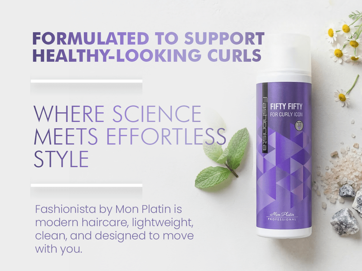 Fashionista Fifty/Fifty Curl Cream - Model Shot 4