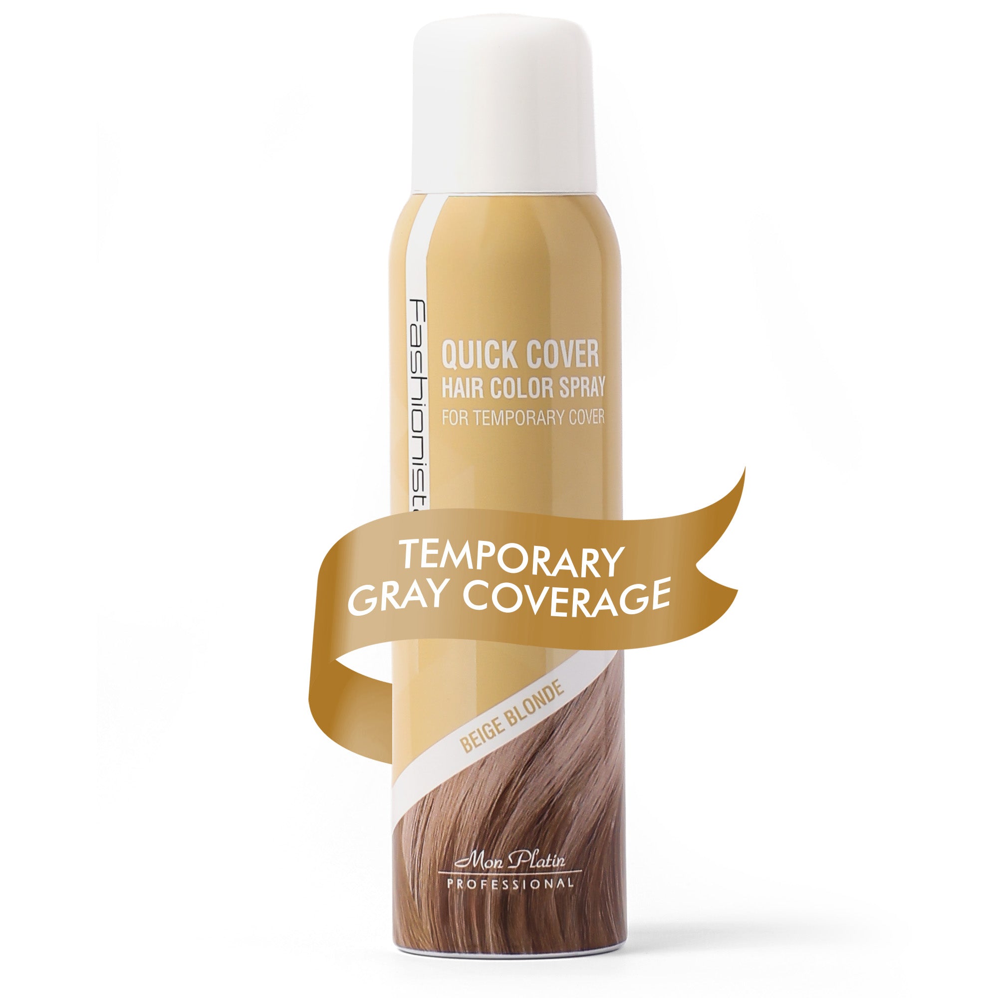 Fashionista Quick Cover Hair Color Spray - Blond - Front Pack