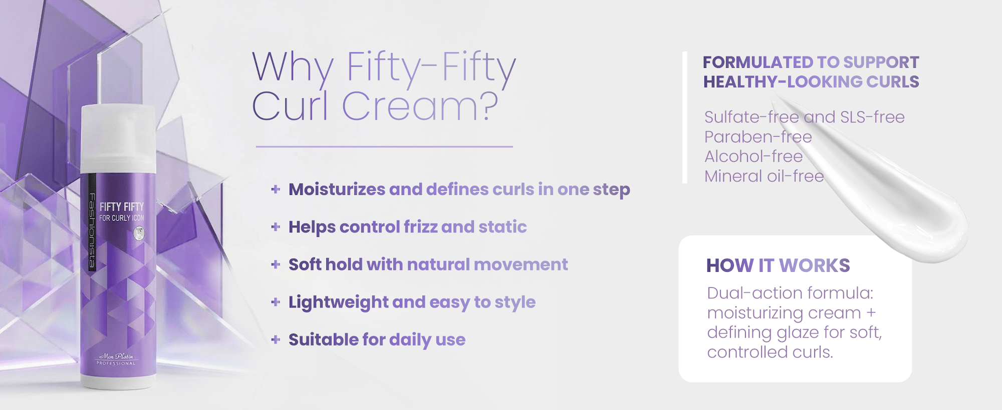 Fashionista Fifty/Fifty Curl Cream - Product Shot 2