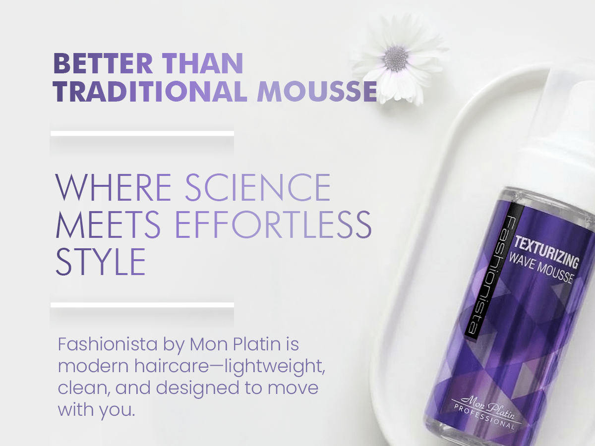 Fashionista Texturizing Wave Mousse - Model Shot 4
