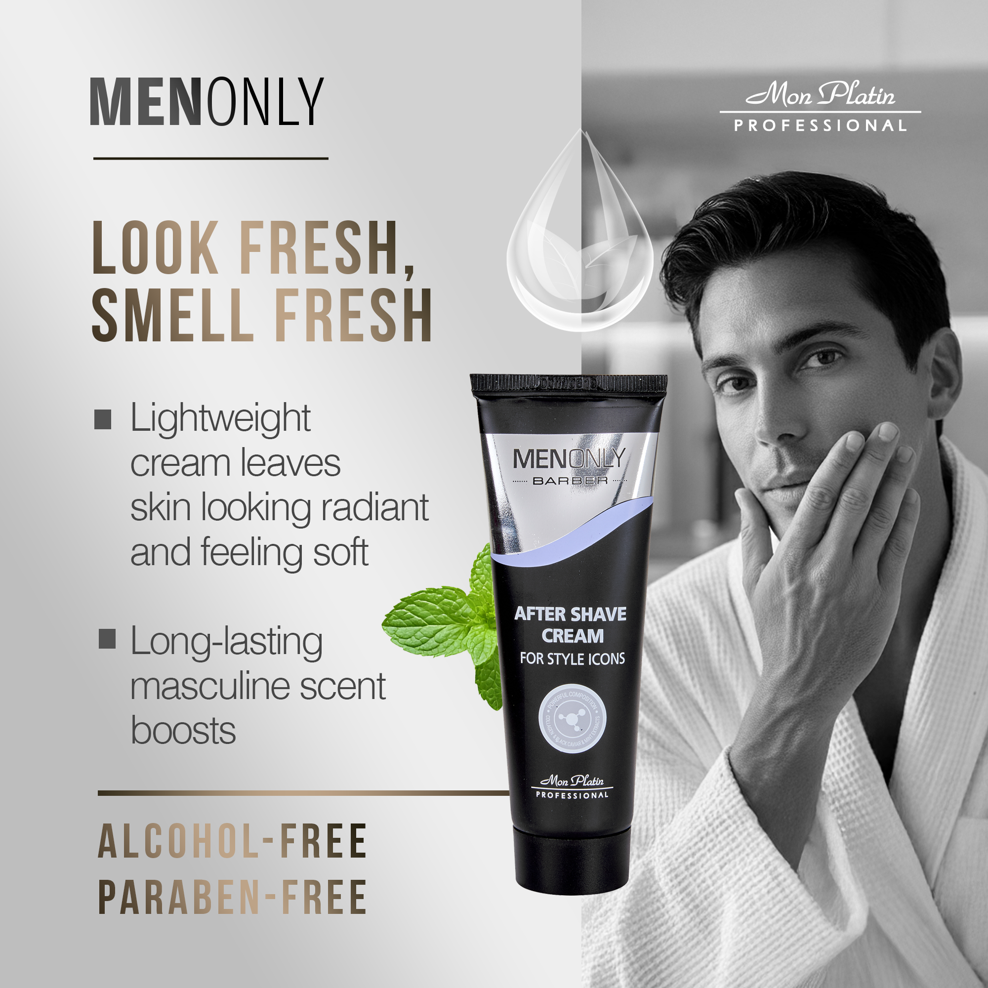 MenOnly Barber Moisturizing After Shave Cream