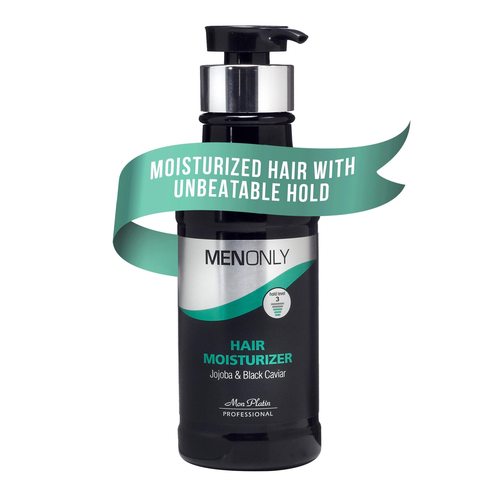 MenOnly Black Caviar & Jojoba Oil Hair Cream Leave-In Moisturizer 250 ml