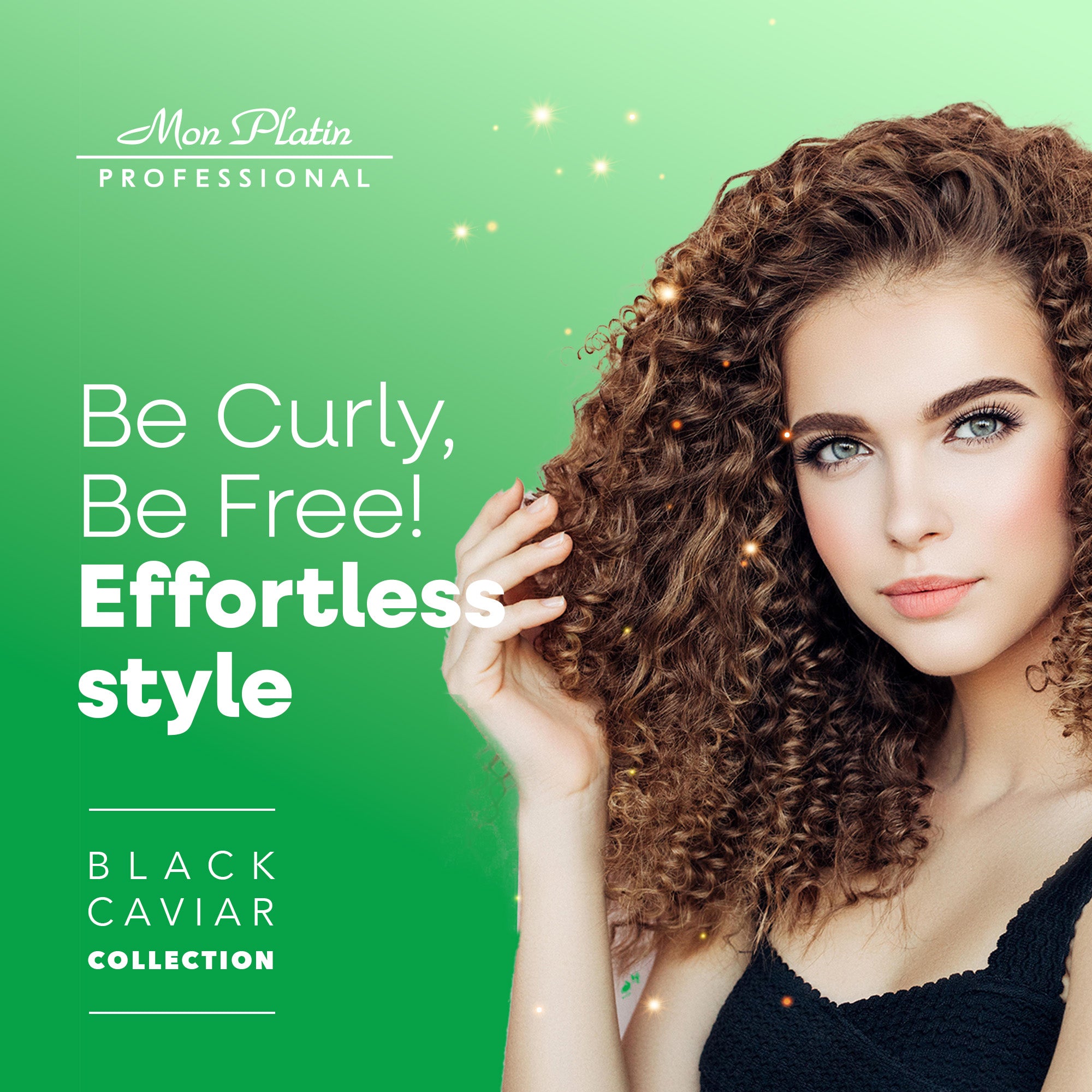 Black Caviar Total Volume Hair Cream for Curly Hairs 400 ml