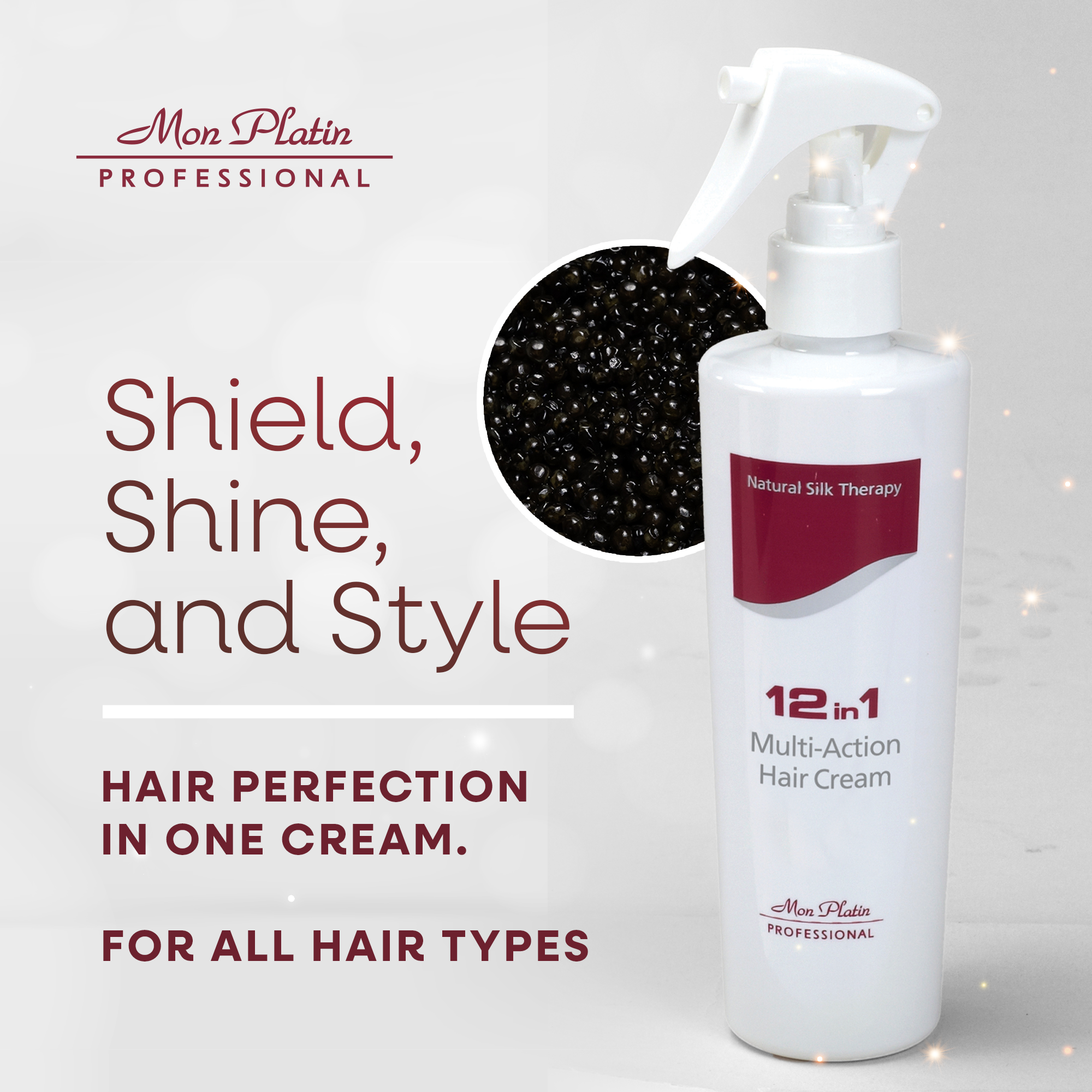 Black Caviar 12-in-1 Multi Action Hair Cream 250 ml