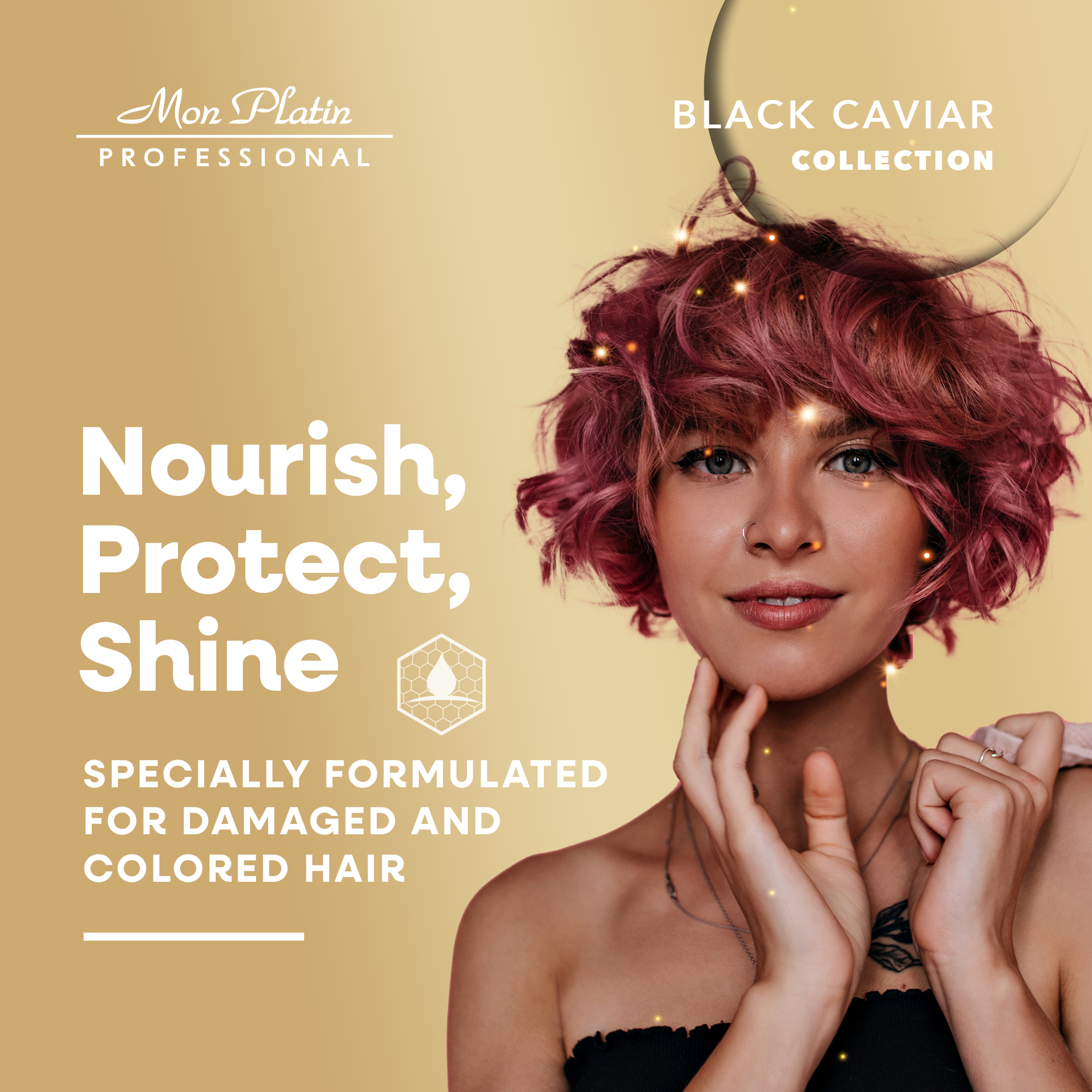 Black Caviar Dry/ Colored  Hair Travel Kit