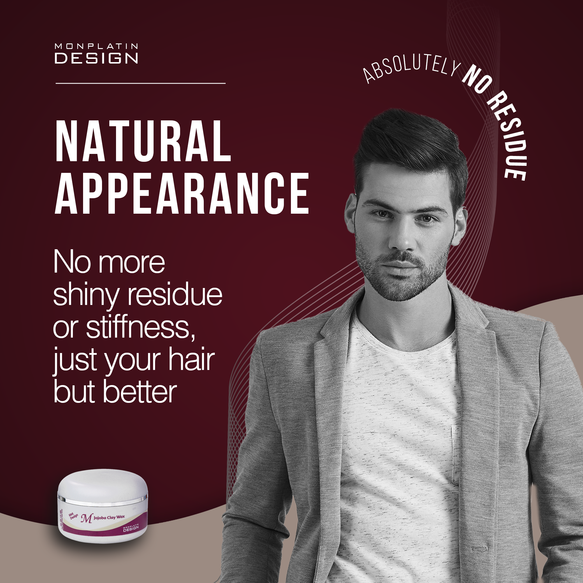 Jojoba Strong Hold Matte Styling Wax 150 ml
