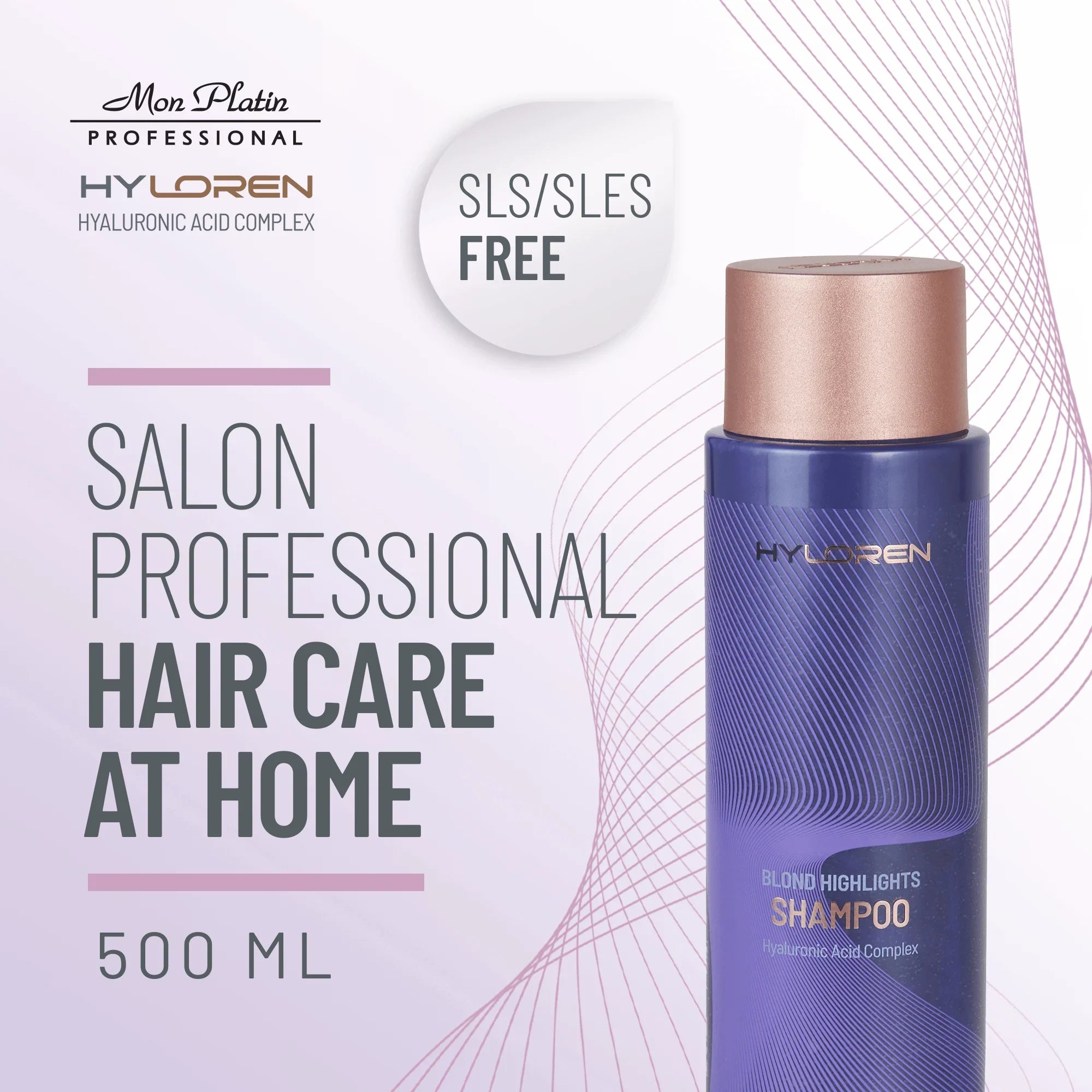 Blond Highlights Hair Purple Shampoo 500ml