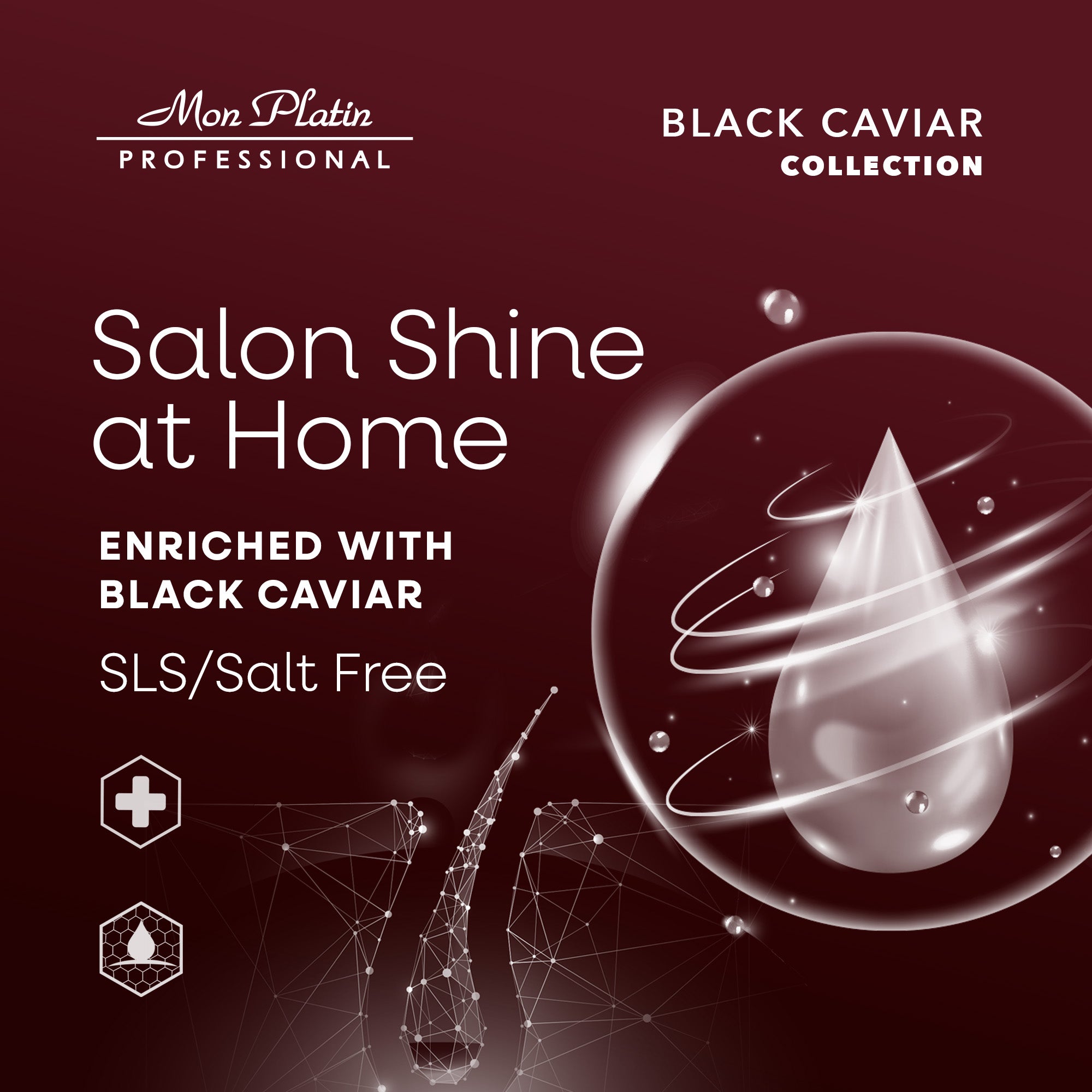 Black Caviar Total Volume Hair Shampoo 500 ml