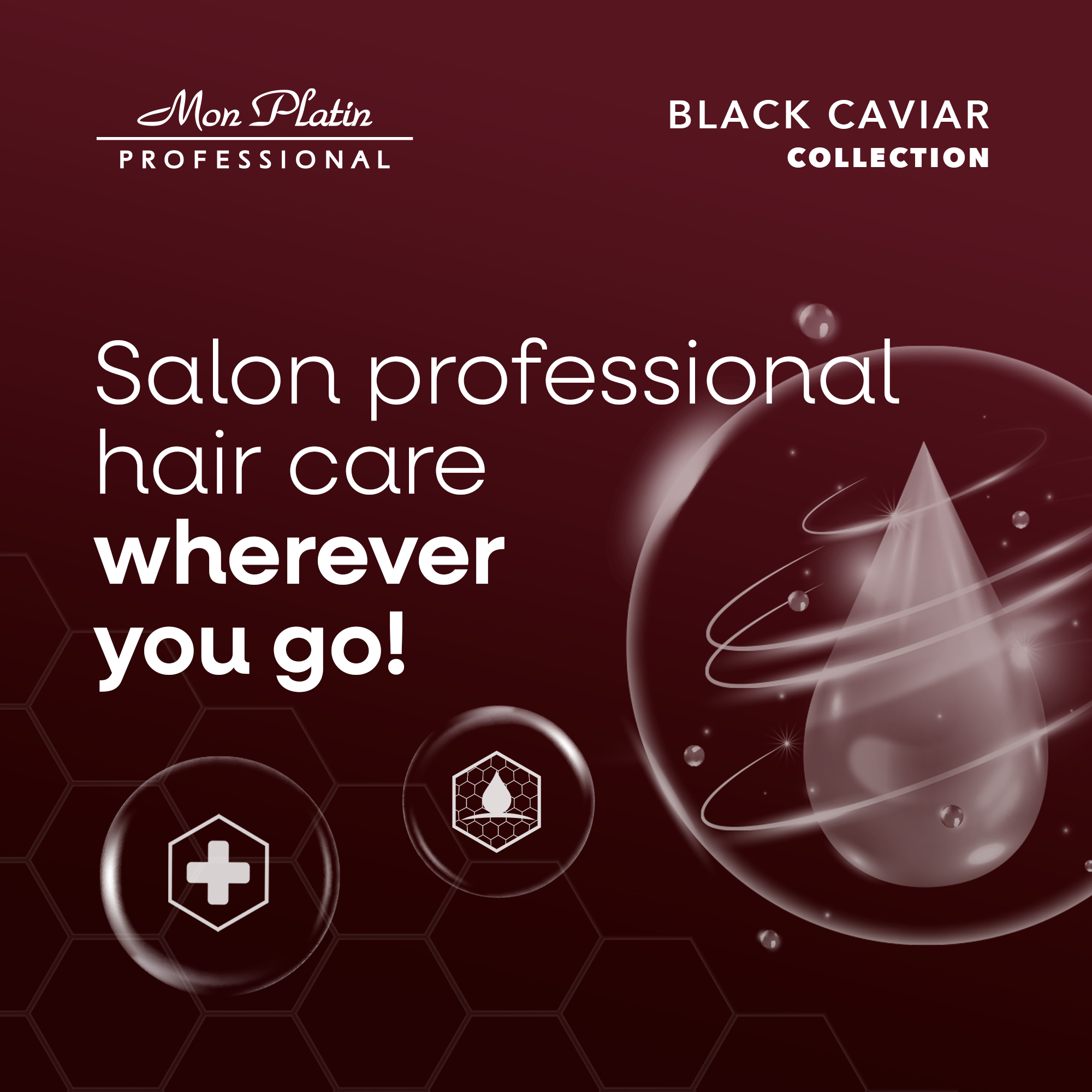 Black Caviar Dry/ Colored  Hair Travel Kit