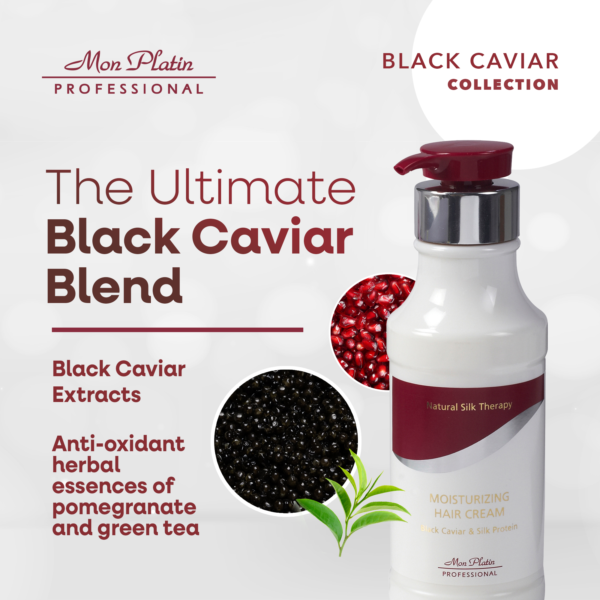 Black Caviar Moisturizing Hair Cream 400 ml