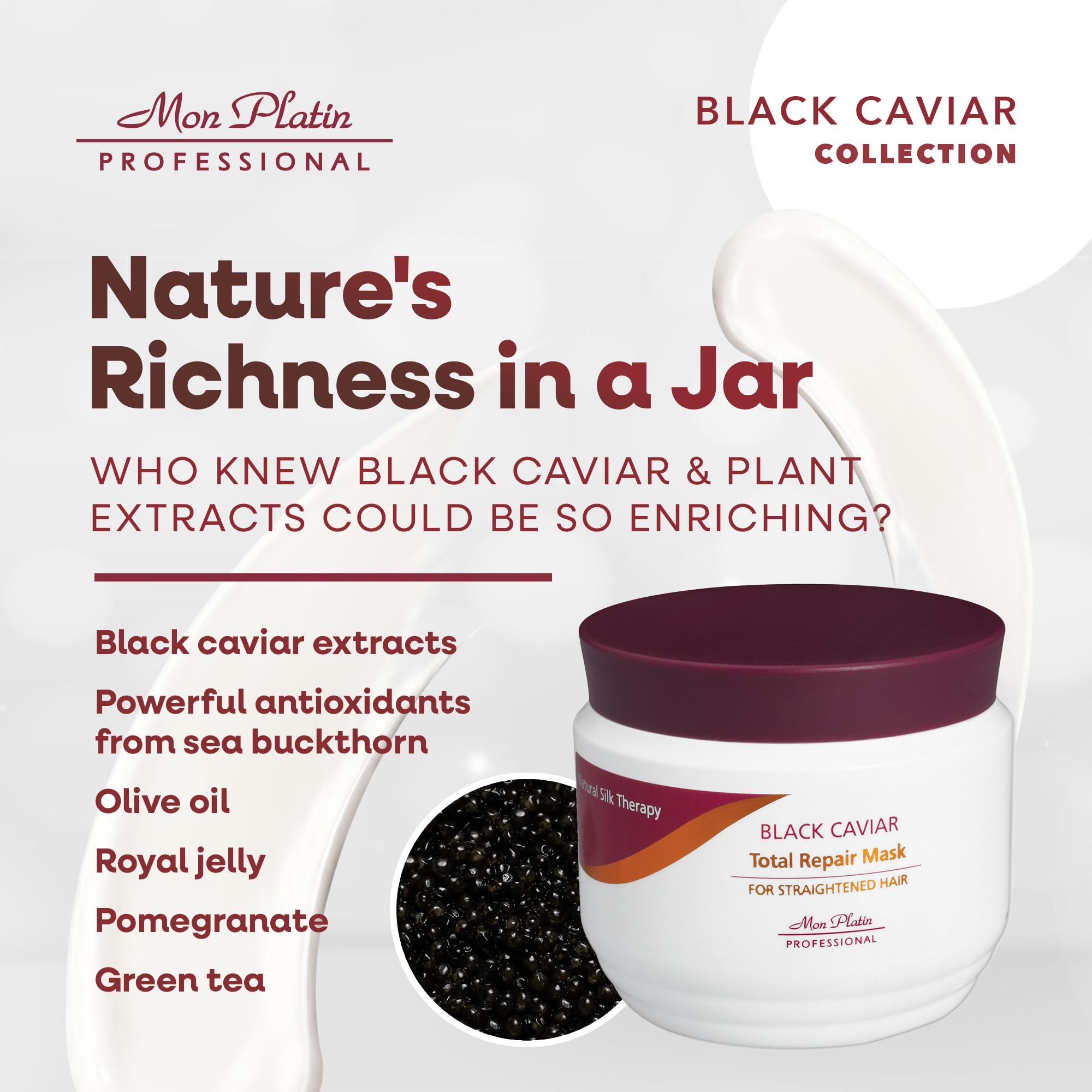 Black Caviar Total Repair Hair Mask 500 ml