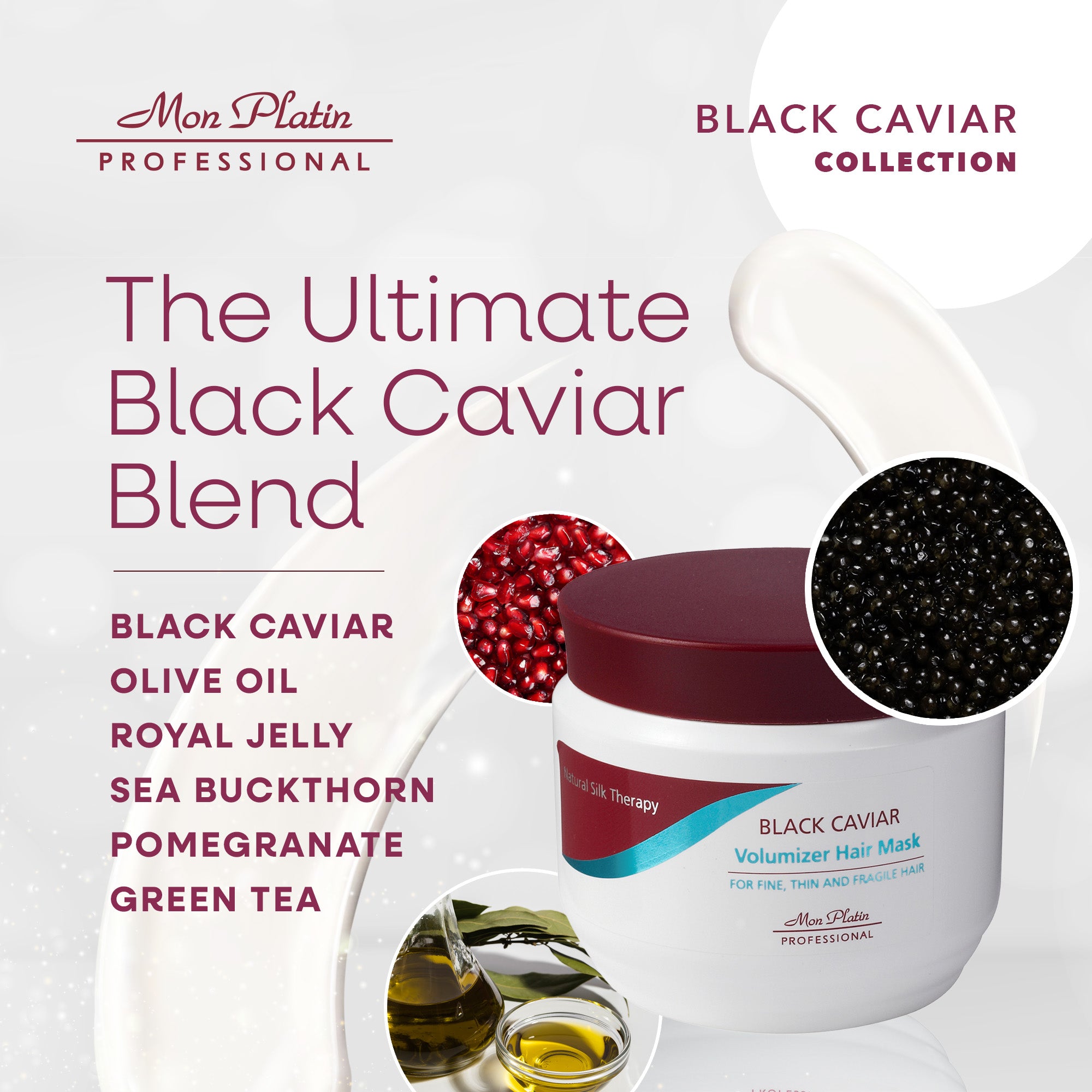 Black Caviar Volumizing Hair Mask 500 ml