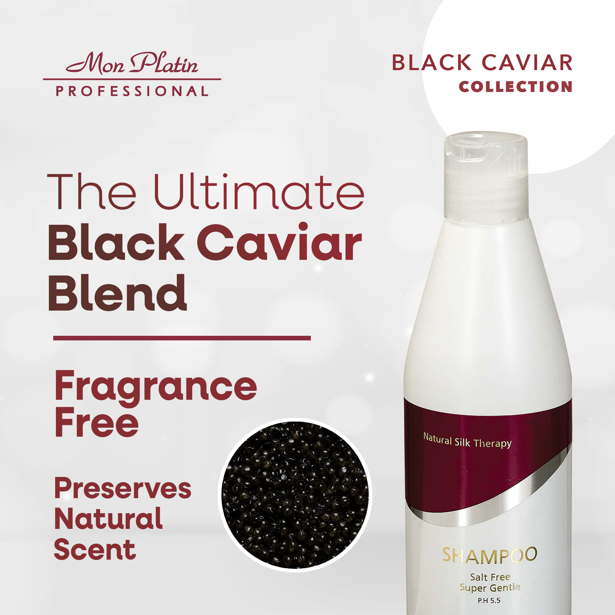 Black Caviar Salt-Free Hair Shampoo 400 ml