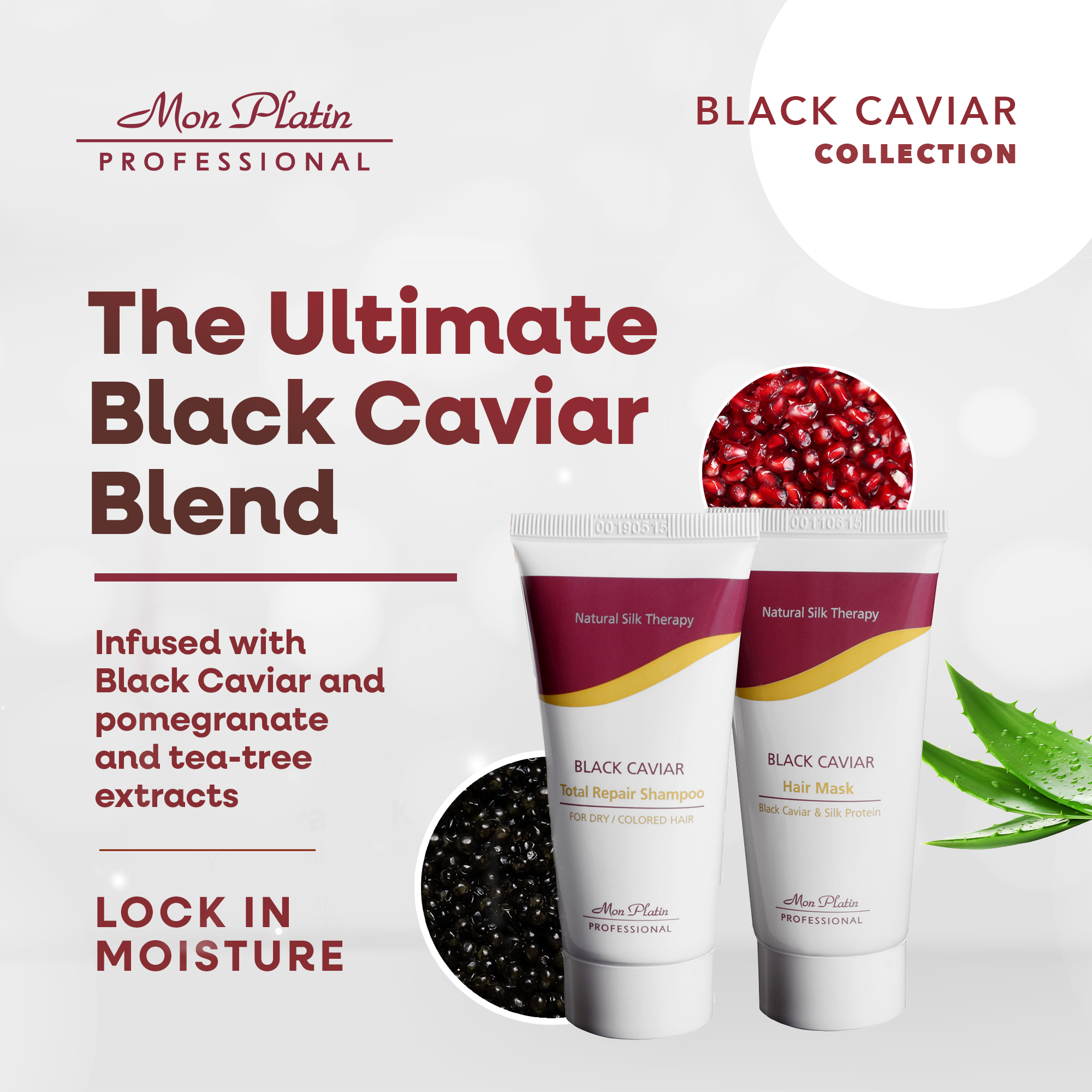 Black Caviar Dry/ Colored  Hair Travel Kit