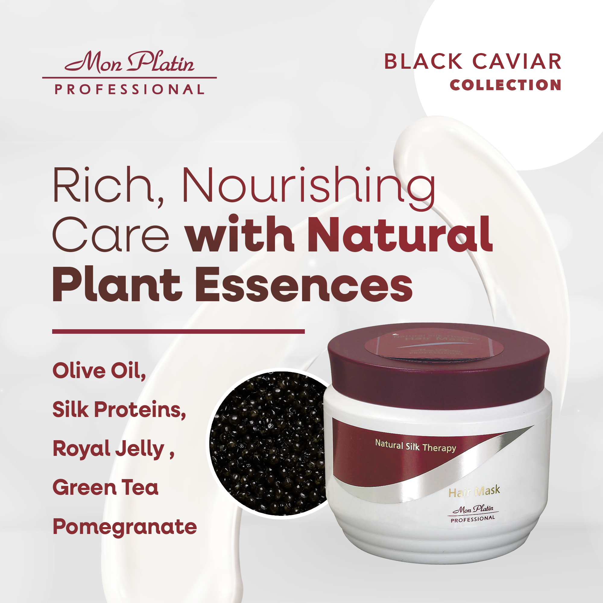 Black Caviar Hair Mask for Dry and Colored Hair 500 ml