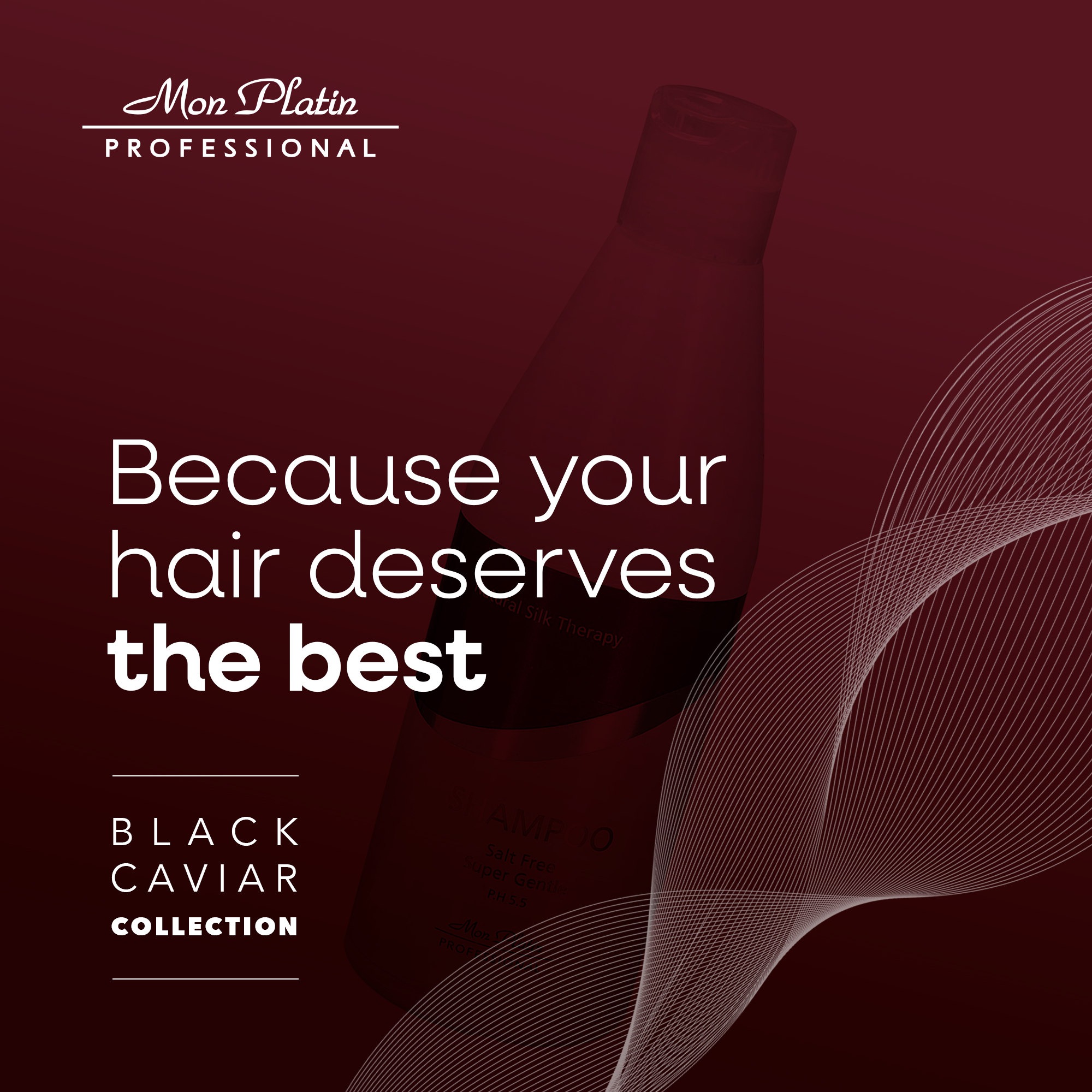 Black Caviar Salt-Free Hair Shampoo 400 ml