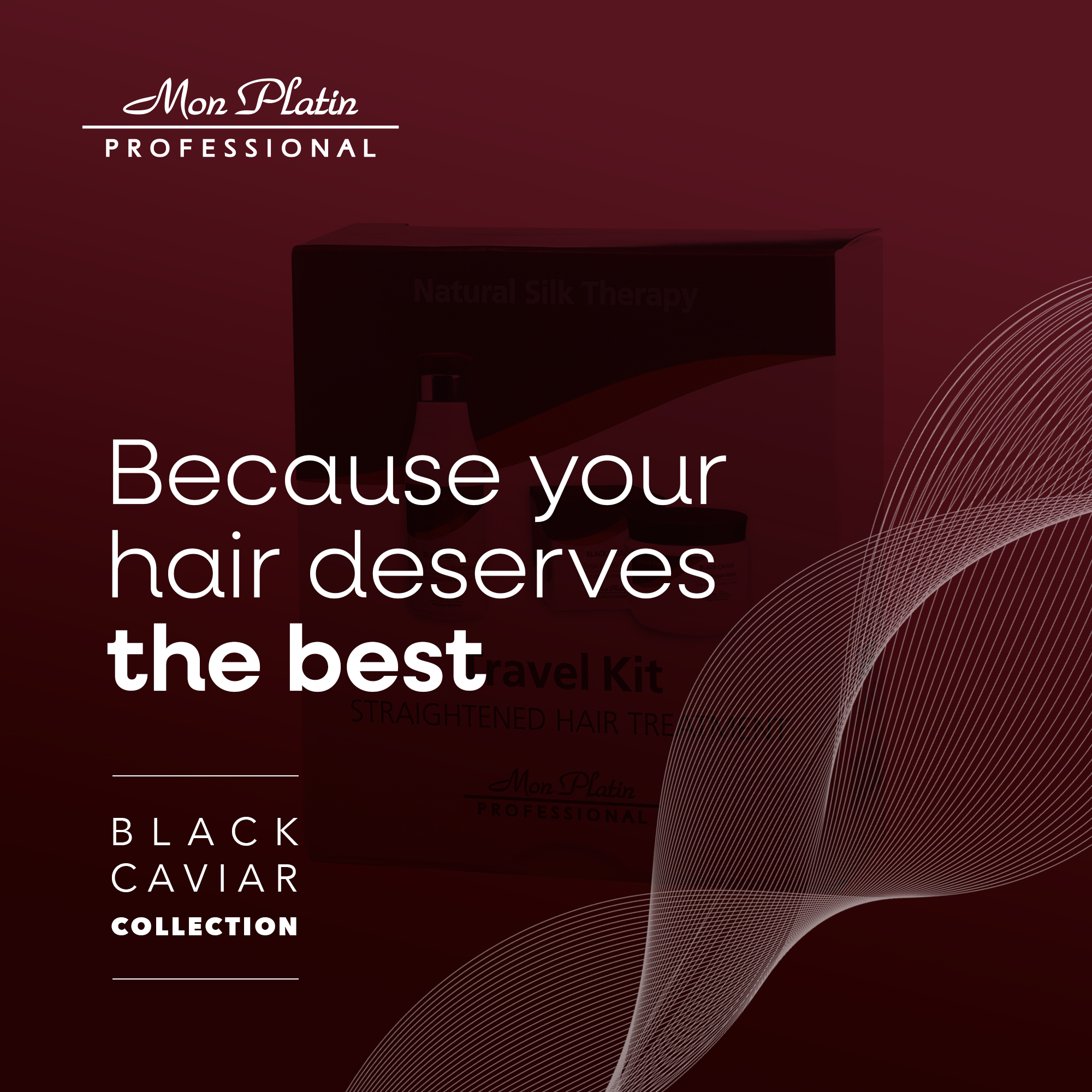 Black Caviar Dry/ Colored  Hair Travel Kit